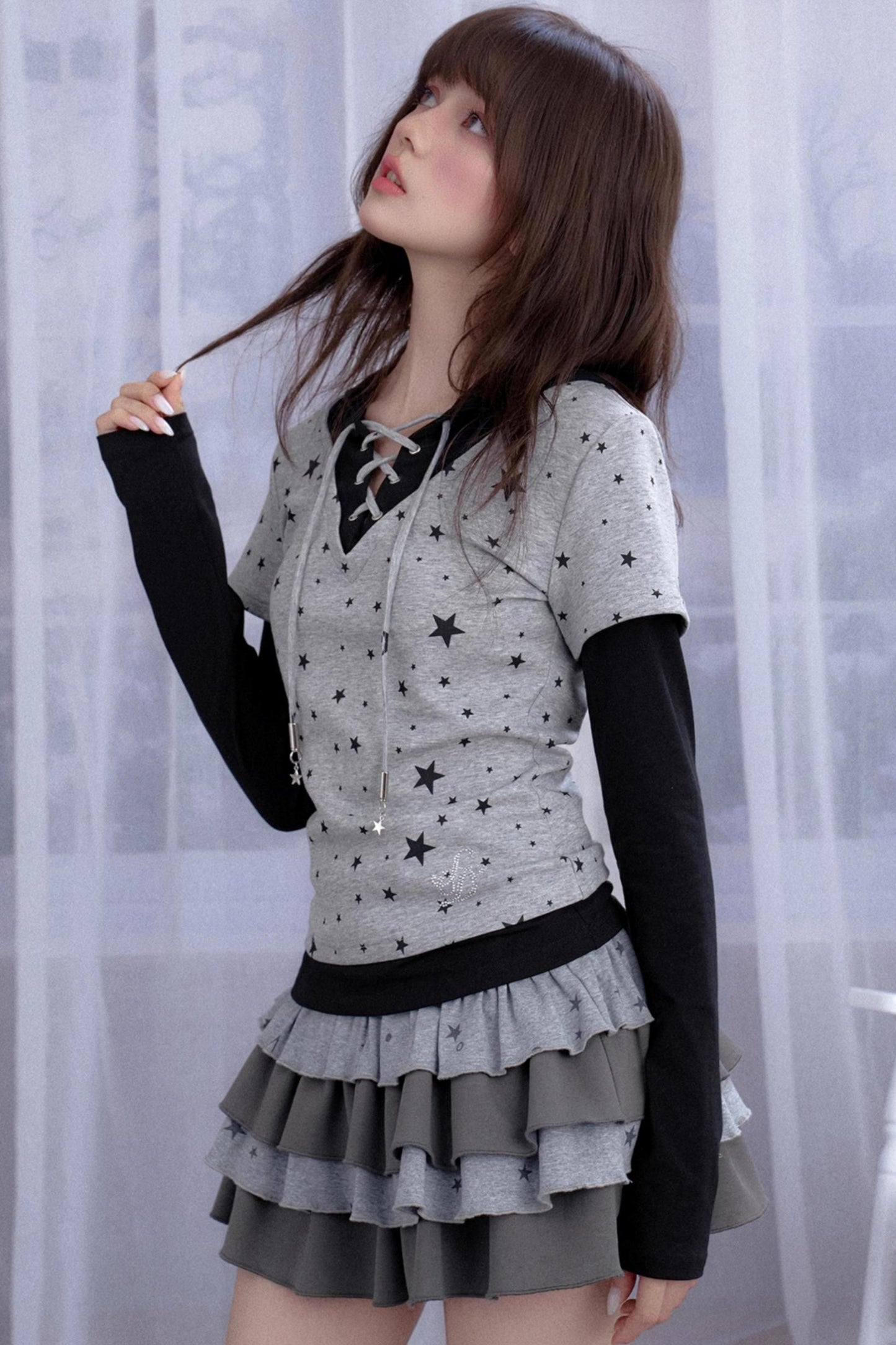 Fighting Star Hooded T-Shirt