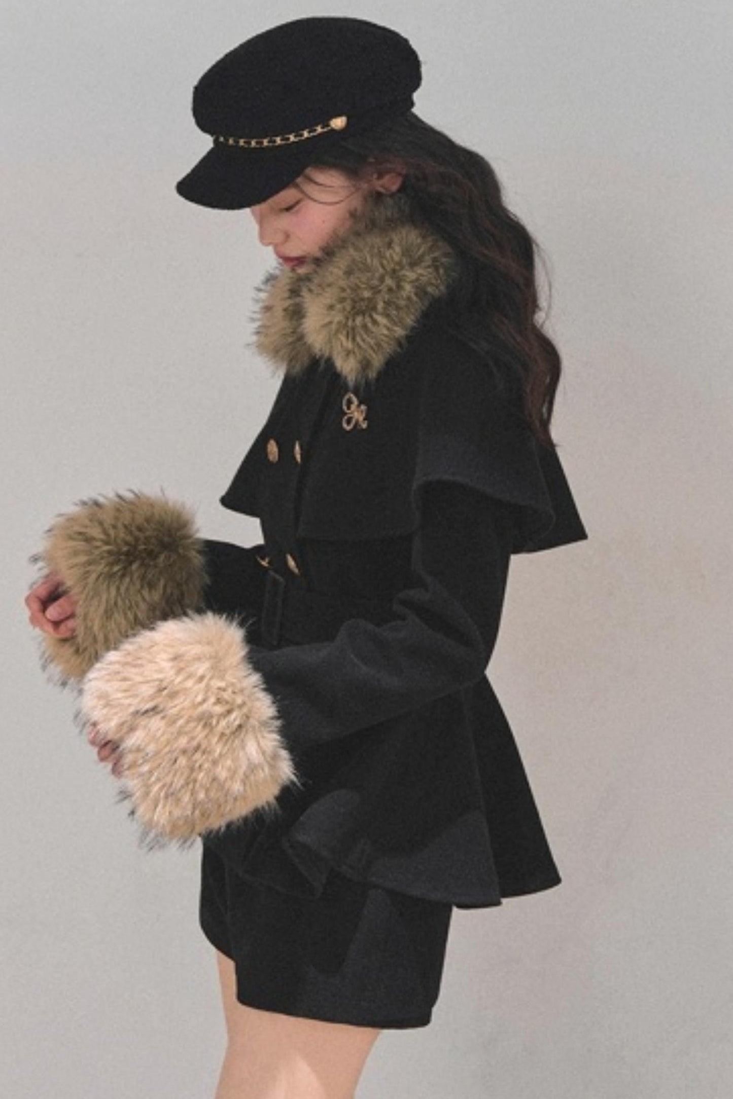 Winter Coat and Skirt Set-Up