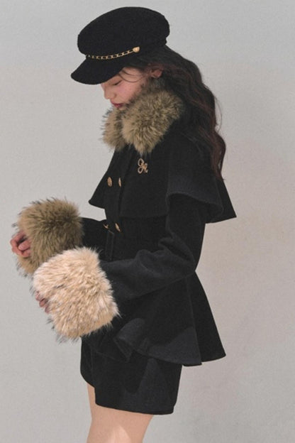 Winter Coat and Skirt Set-Up