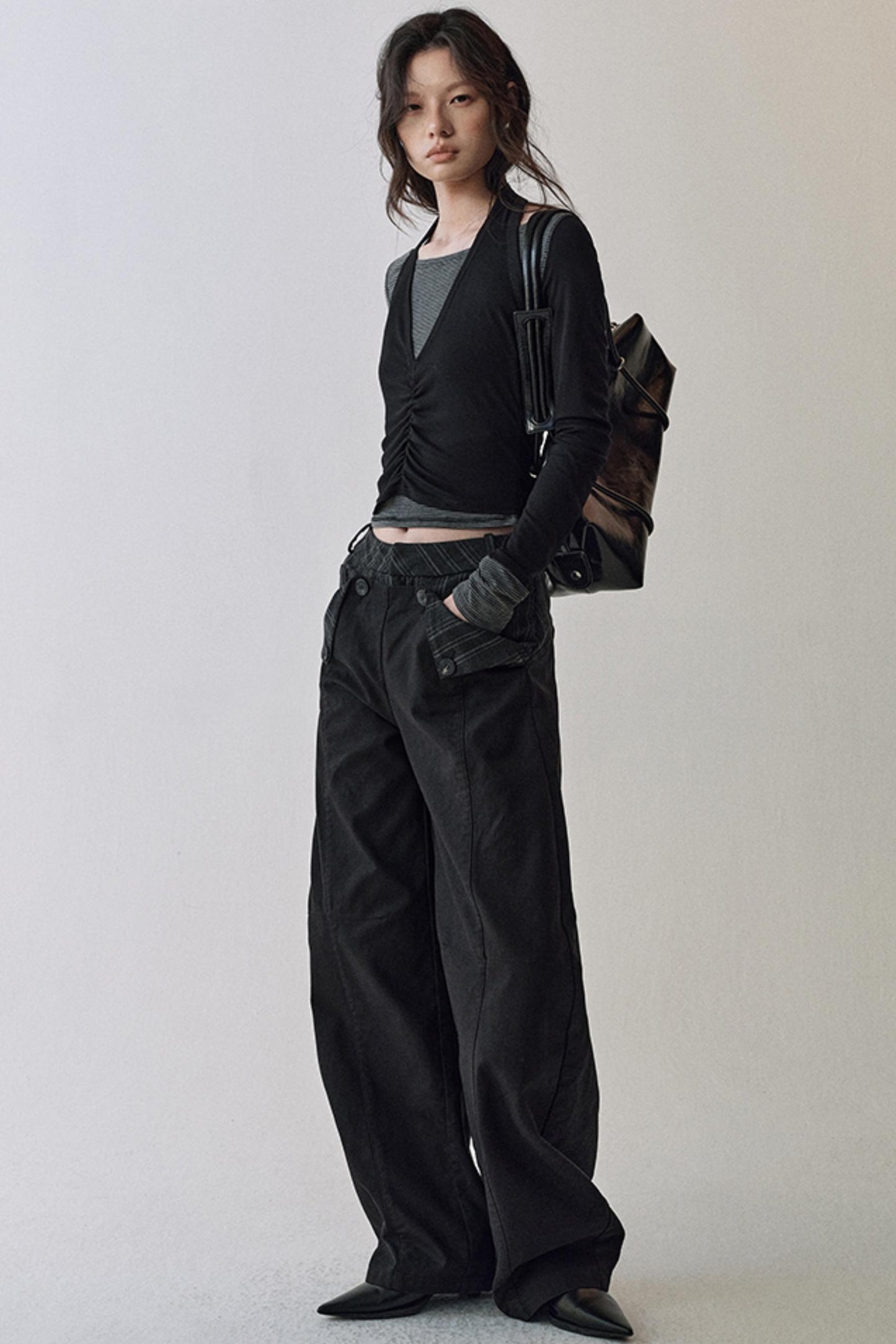 Striped Halterneck T-shirt