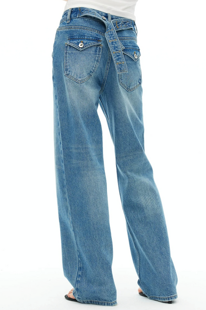 Cotton Vintage Washed Jeans