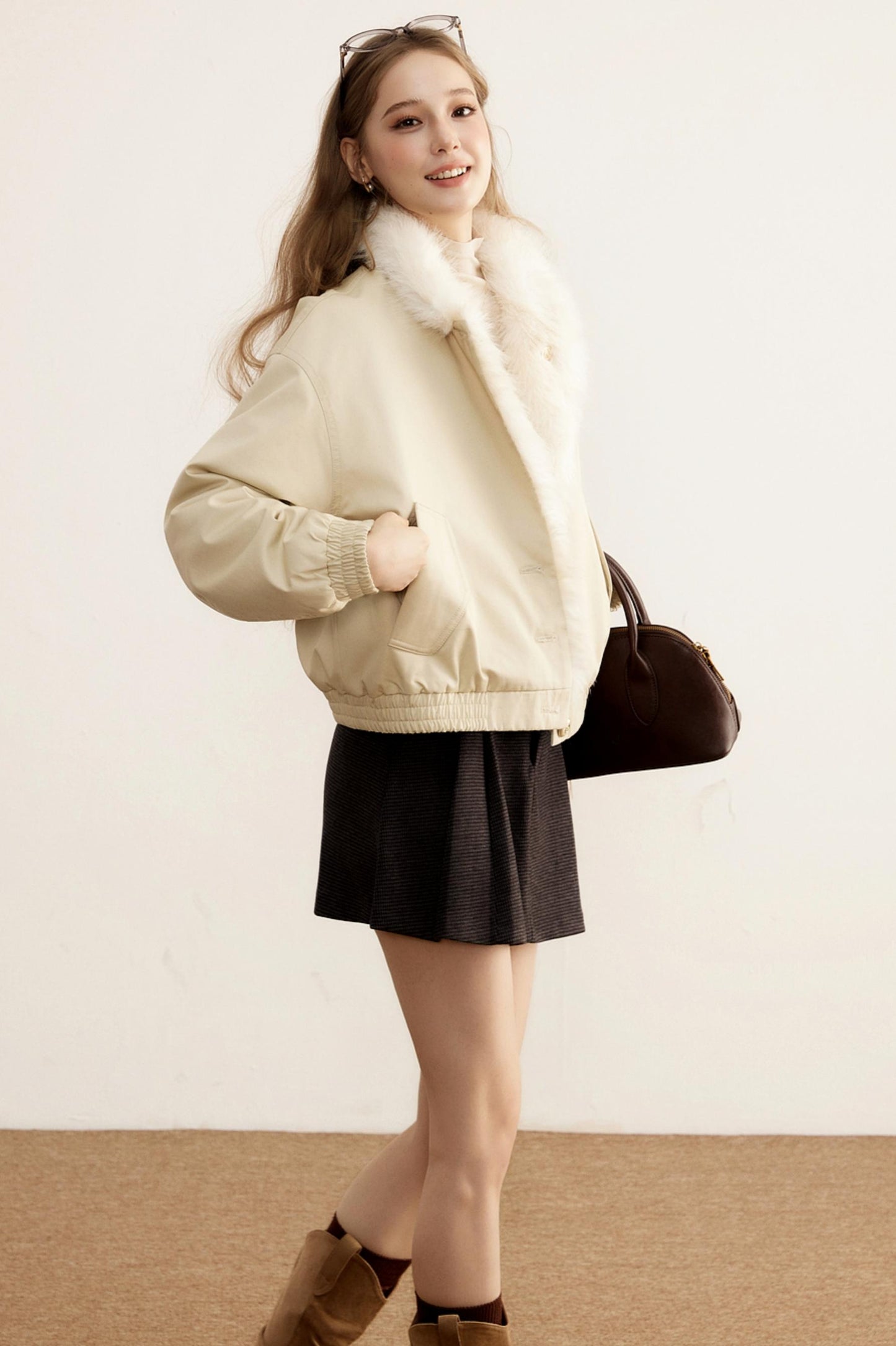 Winter Cocoon Furry Coat