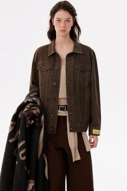 Vintage Cotton Denim Jacket