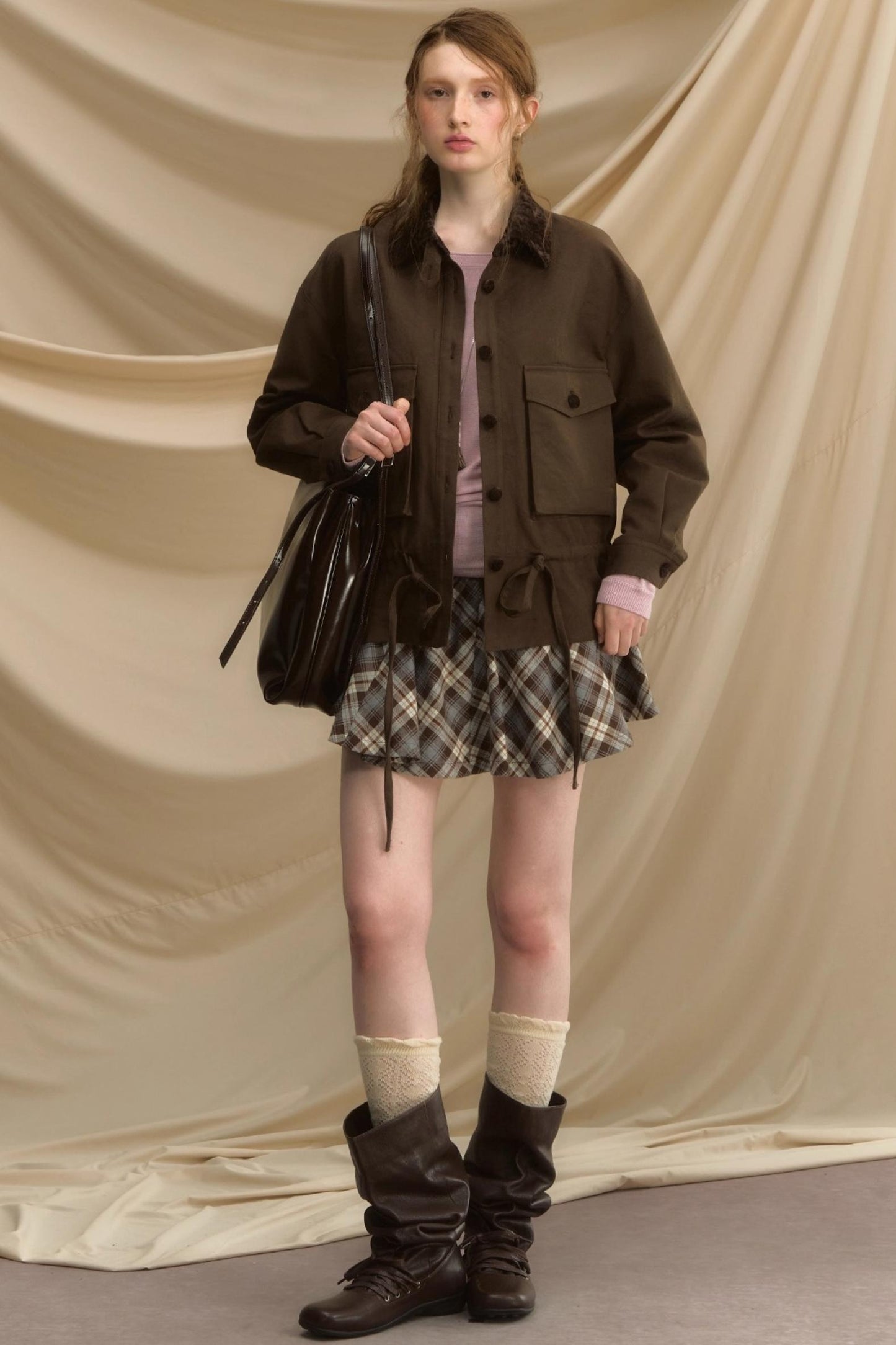 Old Poetry Leather Brown Jacket