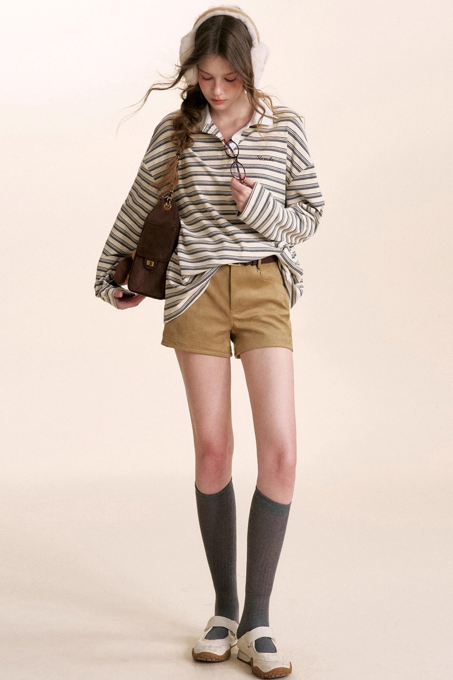 Retro Color-Blocked Polo T-Shirt