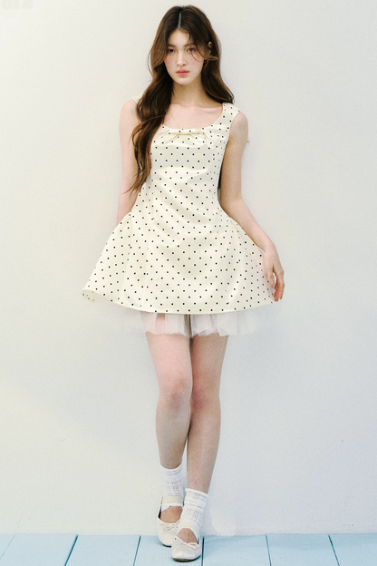 Two-Tone Satin Princess Dress