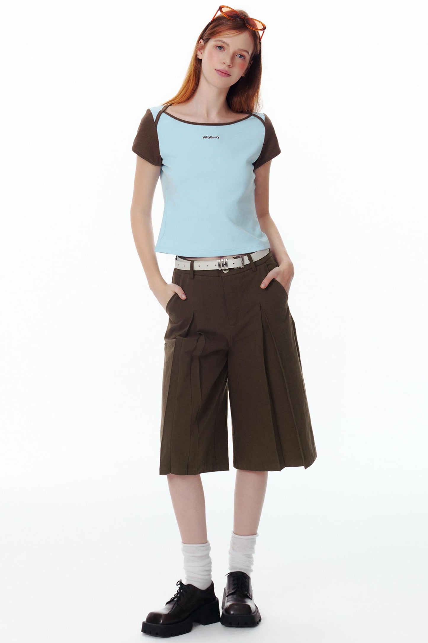 Choco One-Shoulder Tee