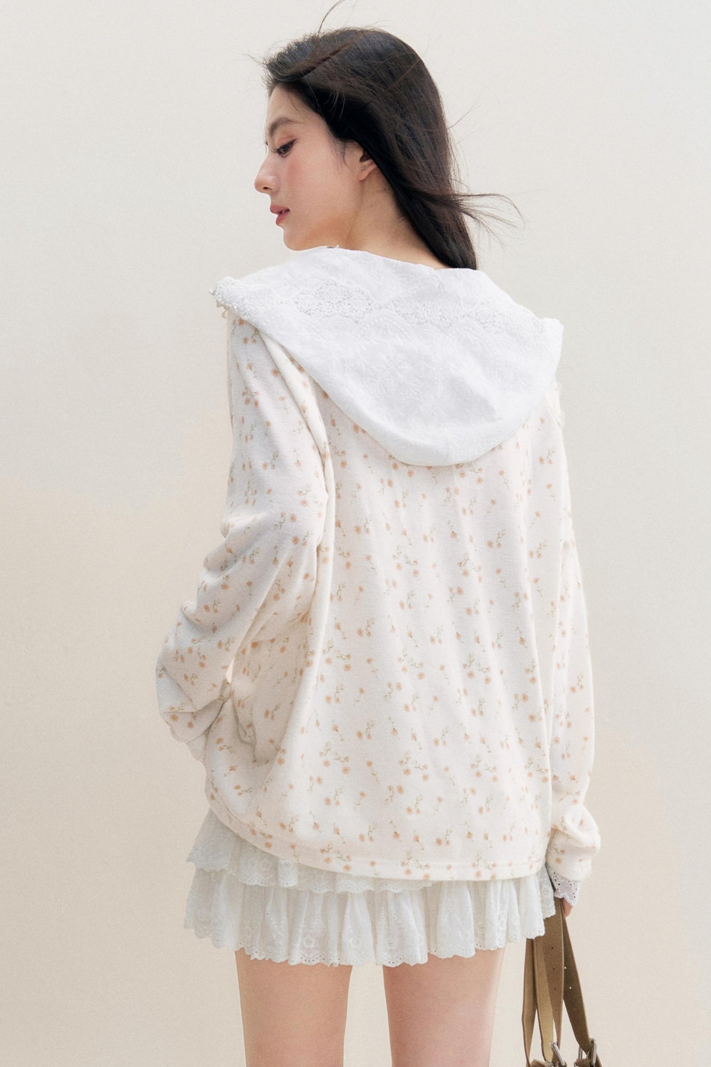 Floral Nocturne Long T-Shirt