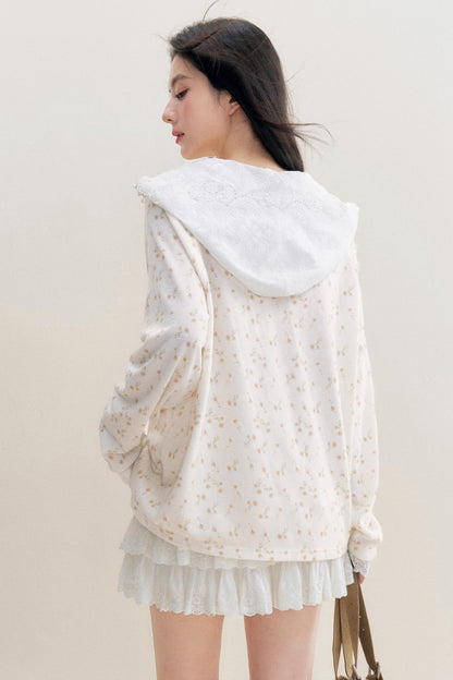 Floral Nocturne Long T-Shirt