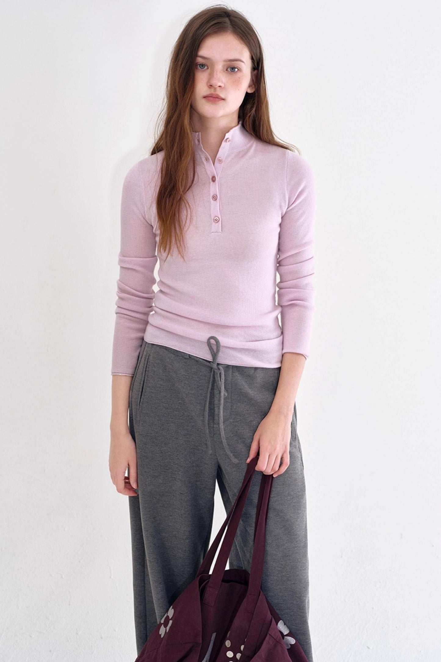 Air-Feel Wool Collar Base Shirt Set-Up