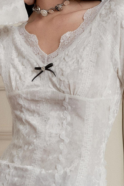 Festliches Hemd mit Diamantbesatz und Rock-Set 