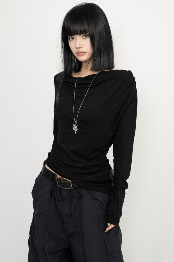 한국어 불규칙 슬림 탑 