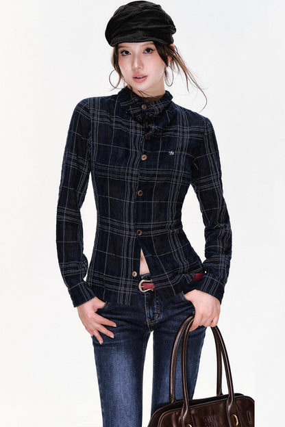 Temperament Waist Slimming Fashion Top