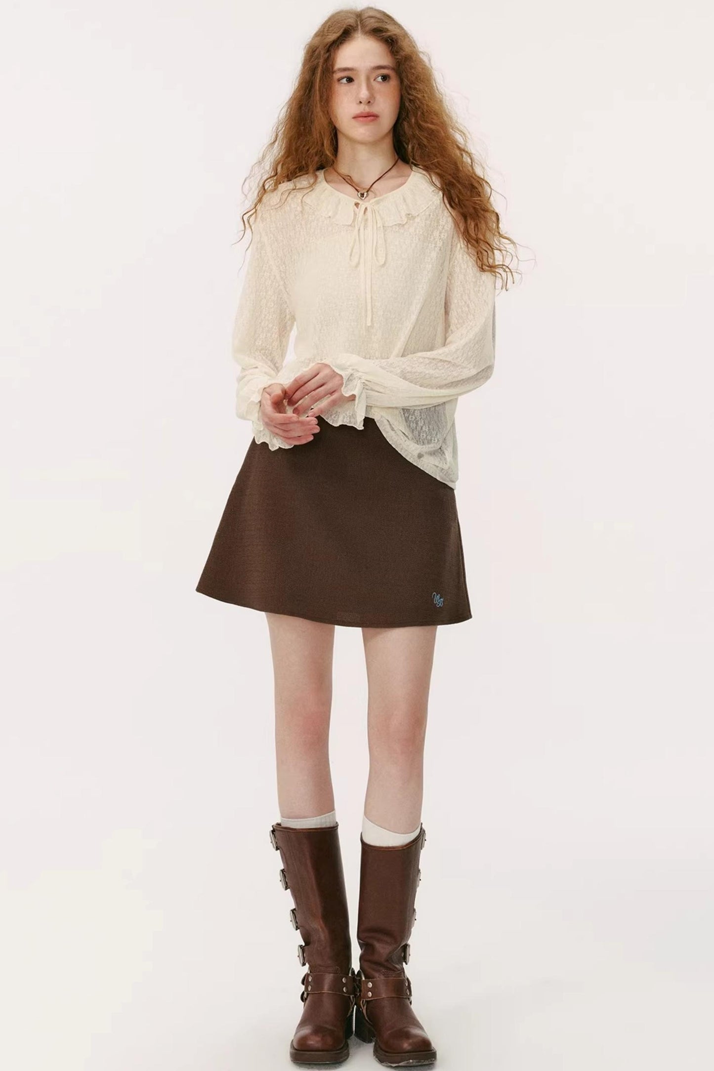 Retro Patchwork Fishtail Skirt