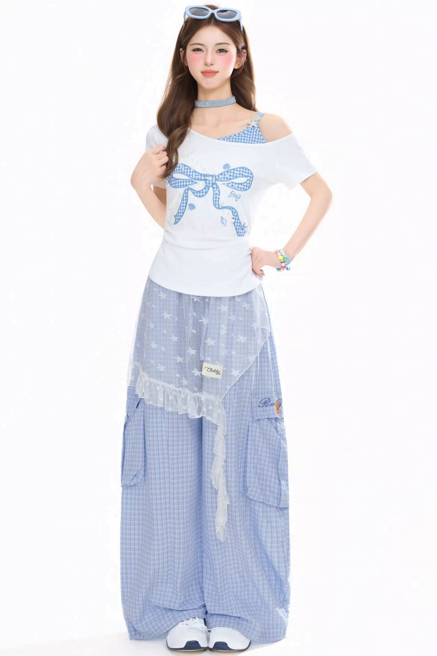 Bowknot One-Shoulder Top