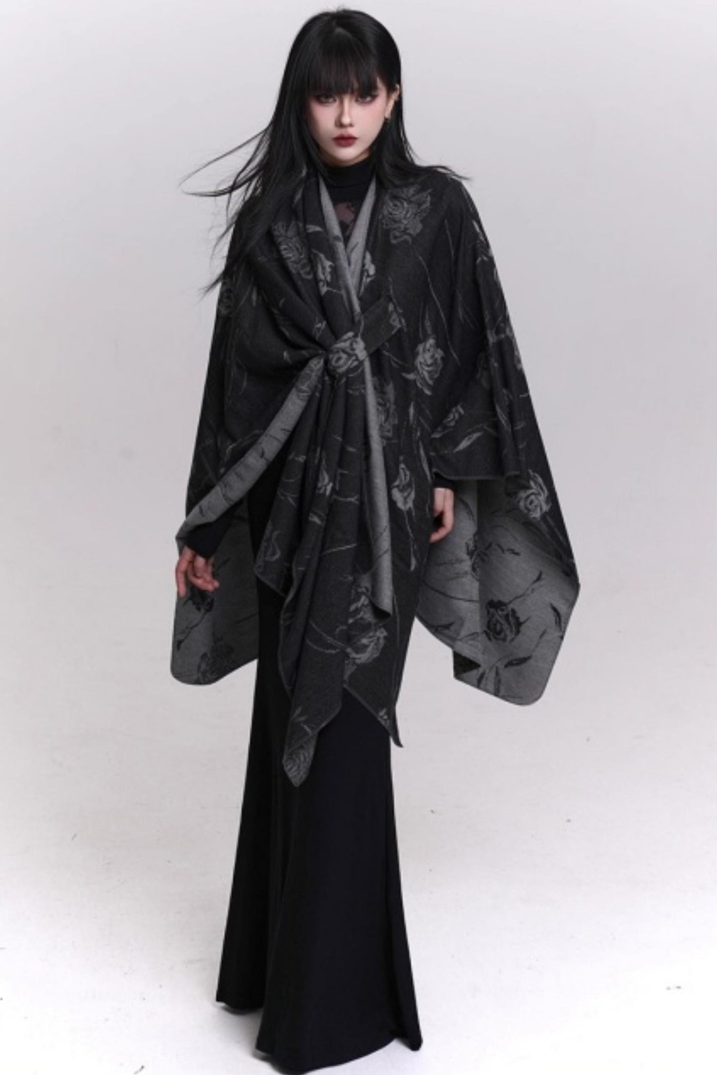 Ghost Girl Scarf Cape Shawl