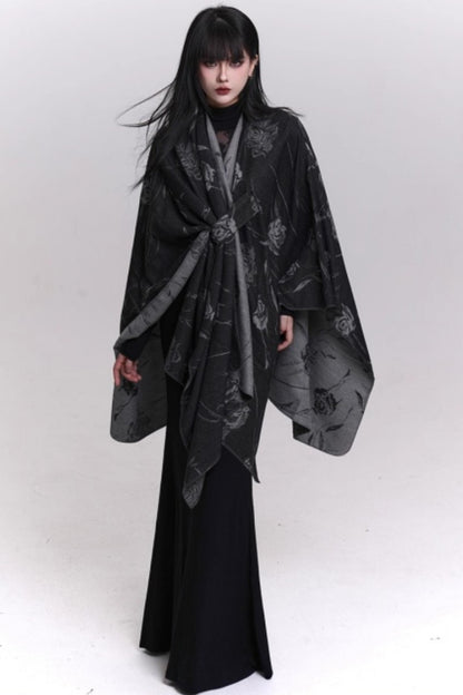 Ghost Girl Scarf Cape Shawl