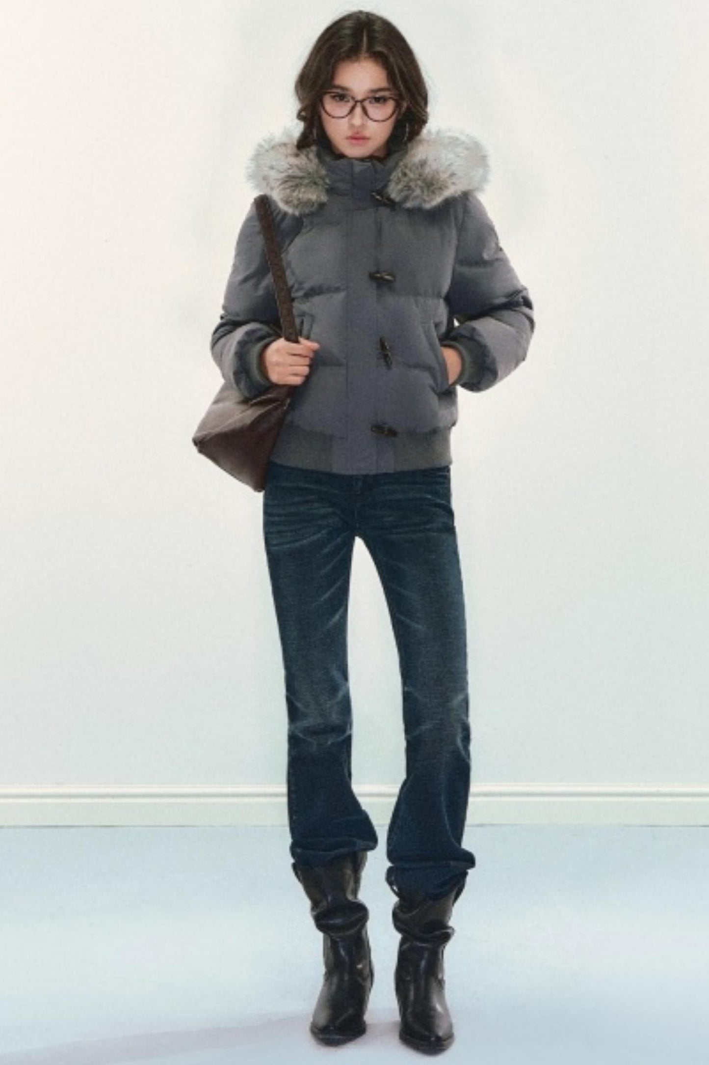 Retro Cotton Fur Collar Jacket