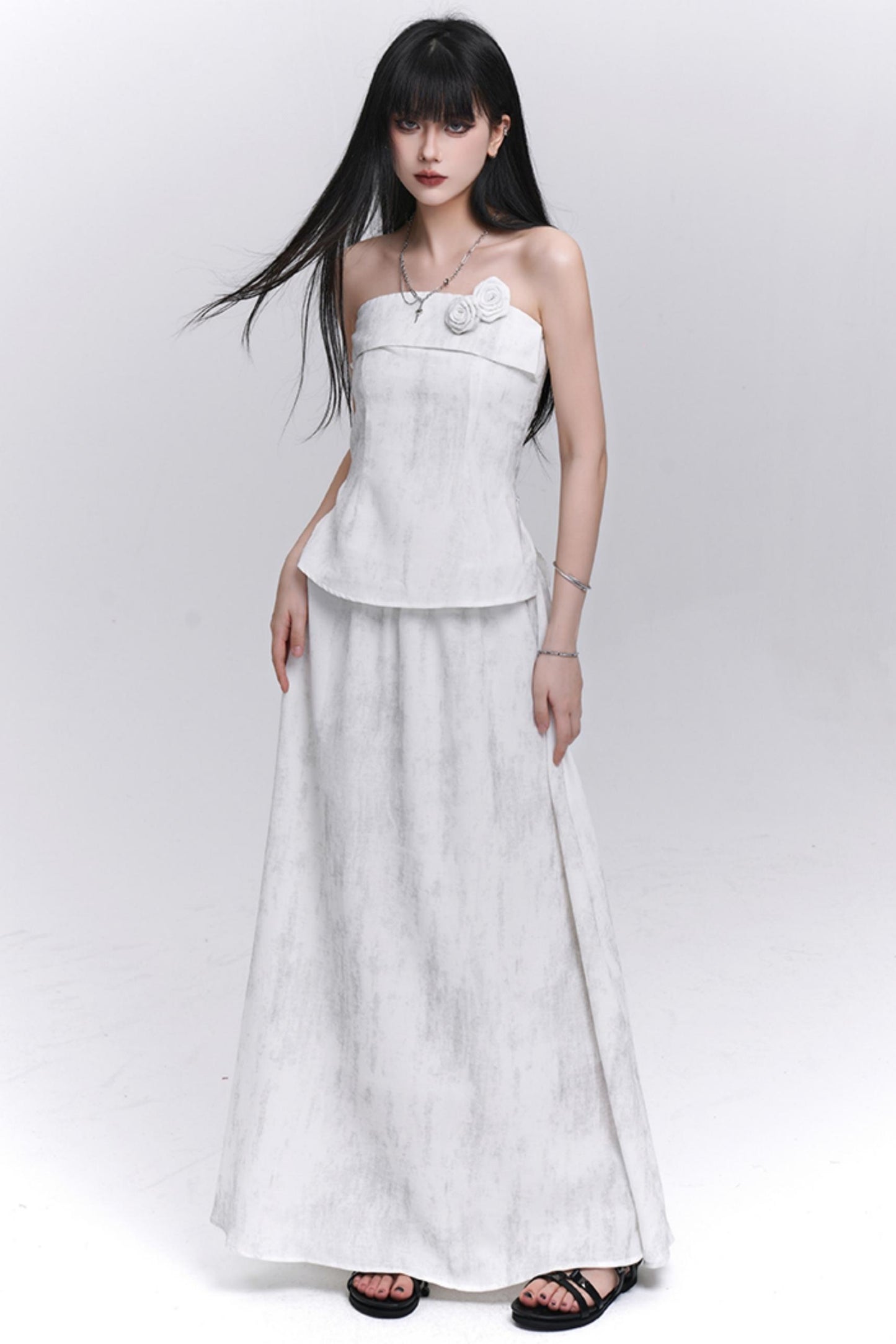 Artistic Summer Skirt Top Set-Up