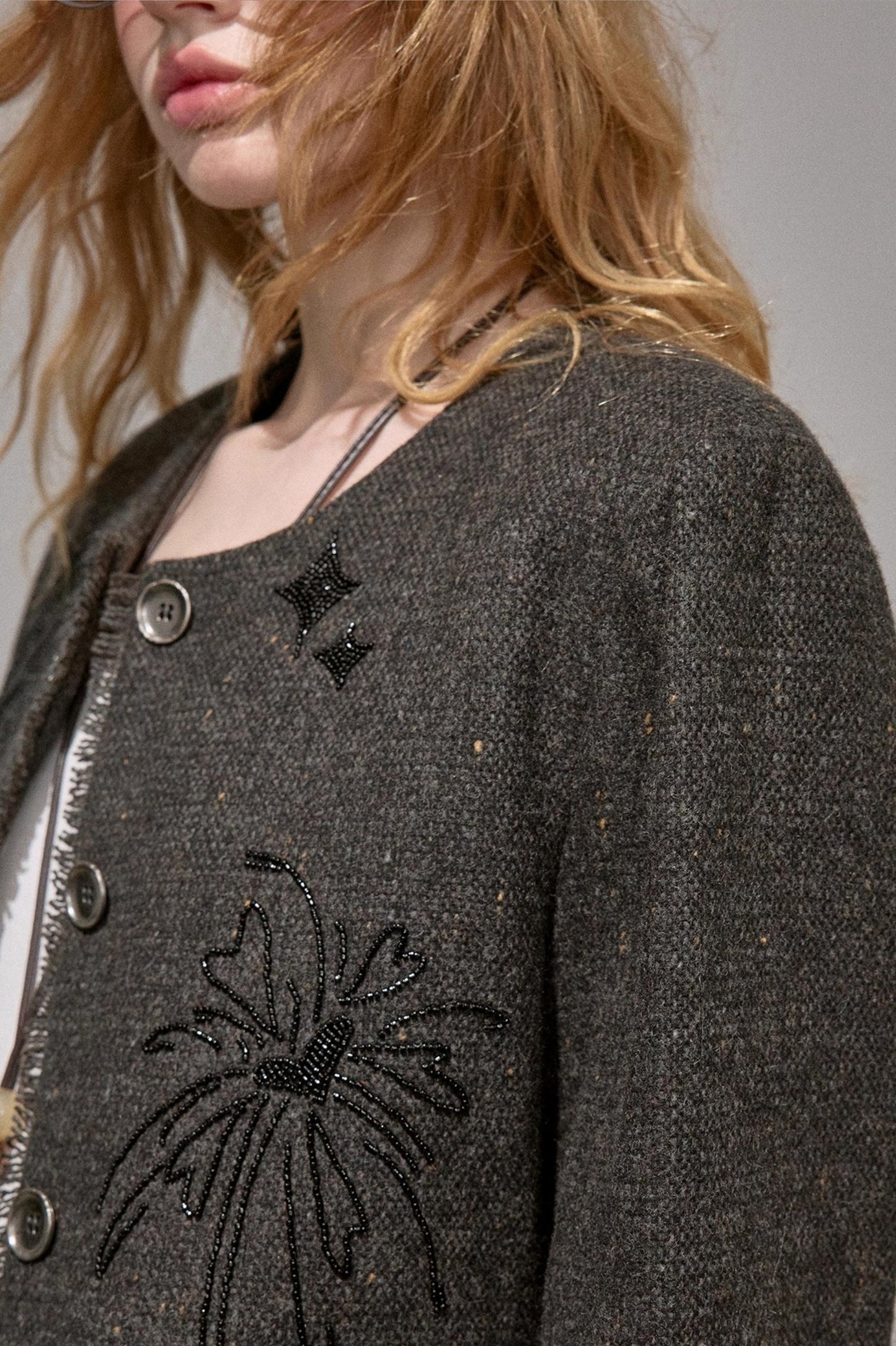 Bead-Embroidered Fireworks Jacket