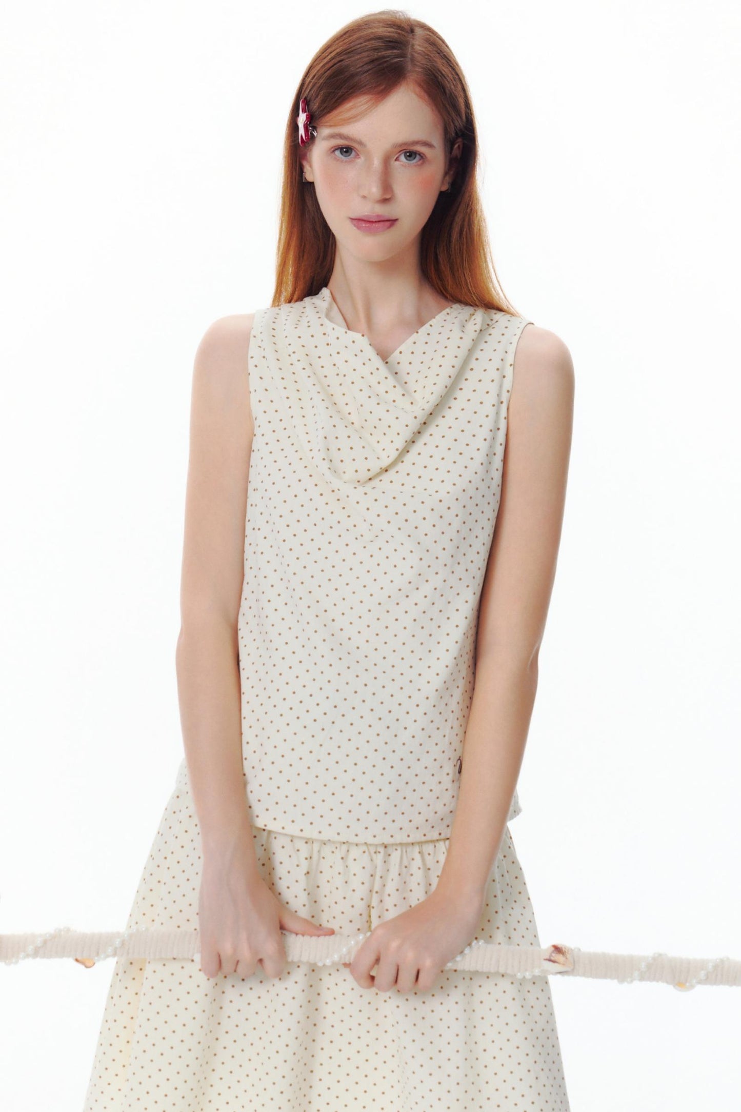 Vintage Chic Sleeveless Swing Top