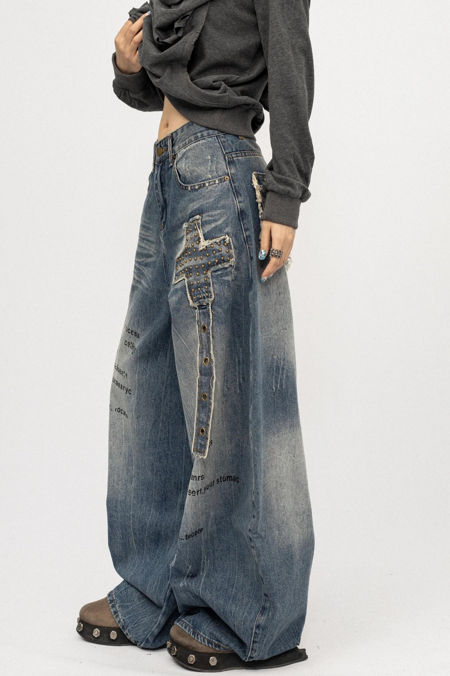 American Spice Girls Wide-Leg Pants