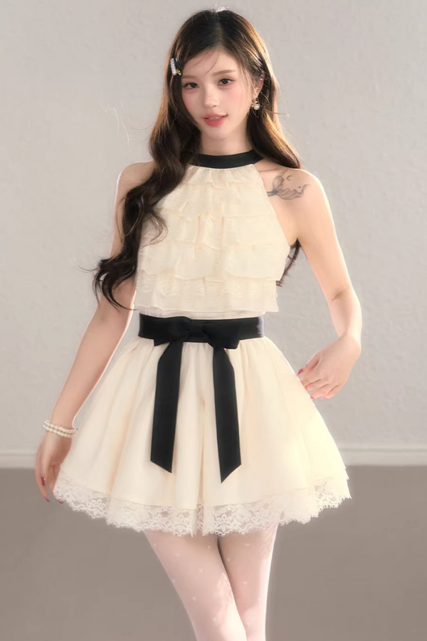 Princess Halter Lace Dress