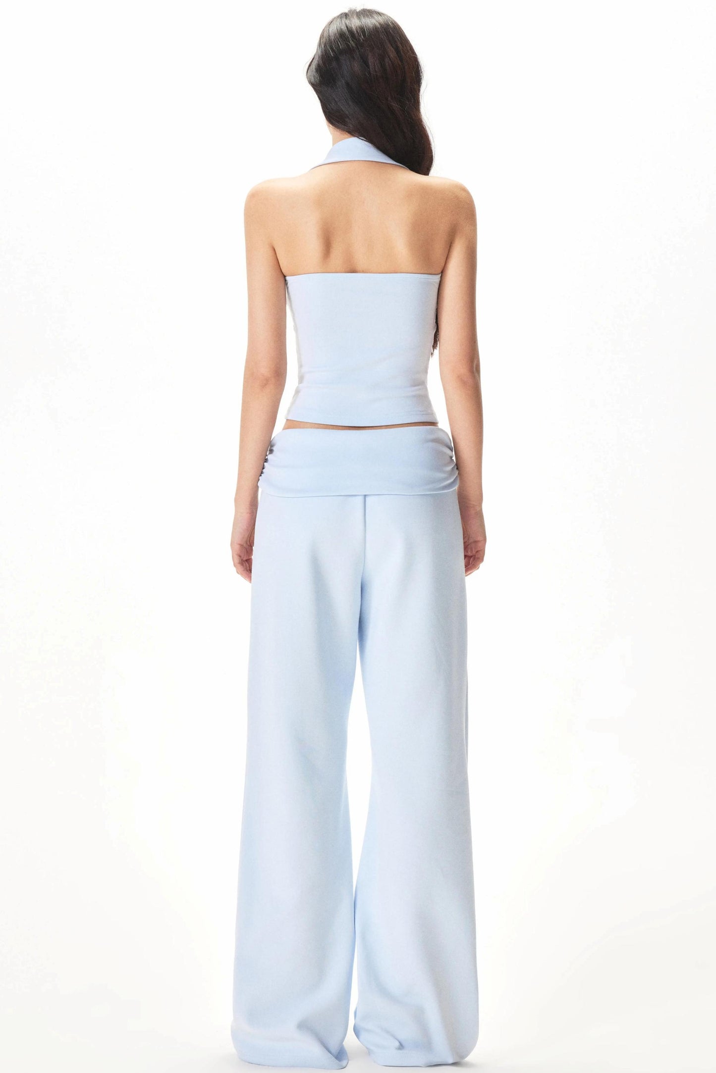 Halter Neck Two-Piece Set