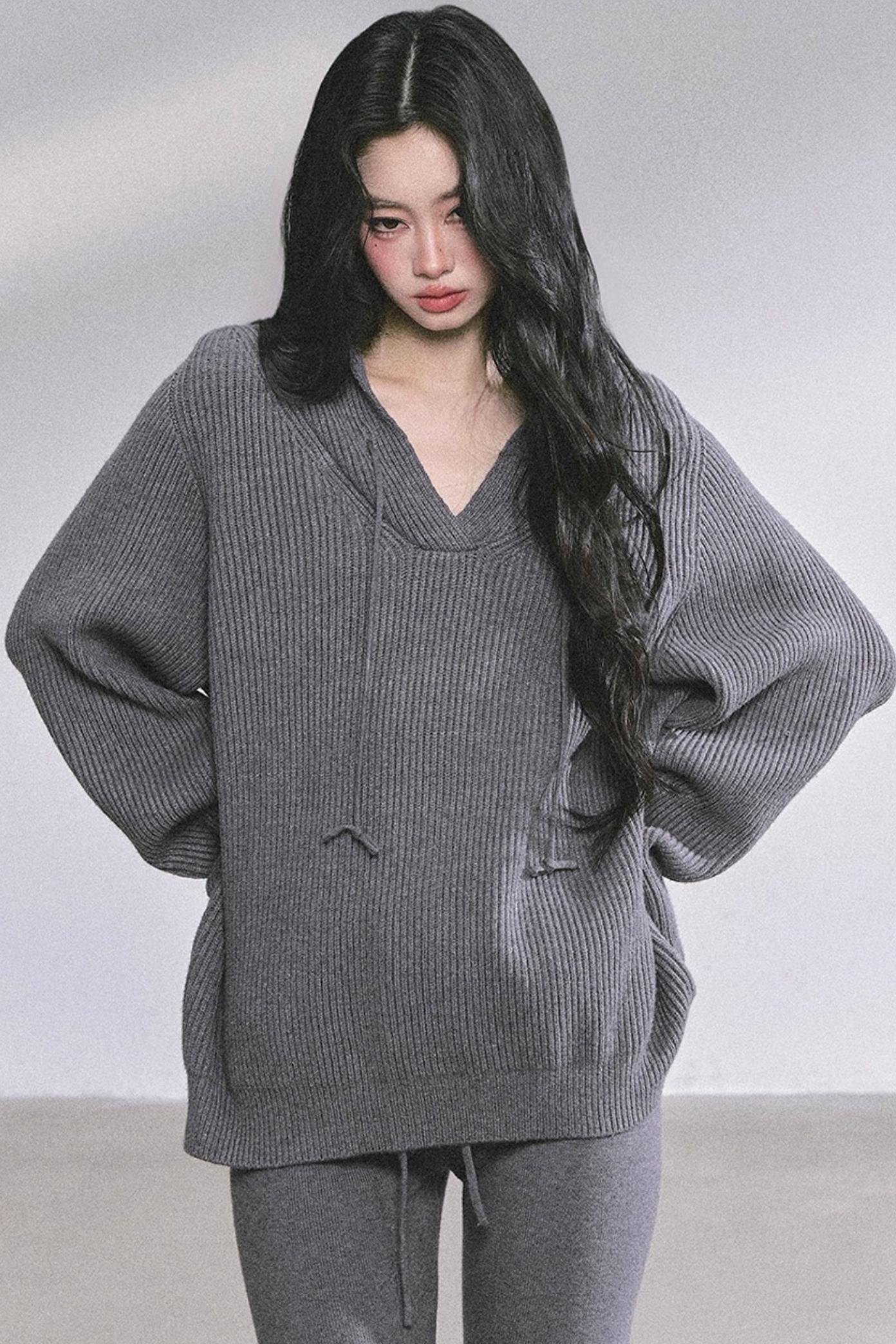 Lazy Style Knitted Suit Set-Up