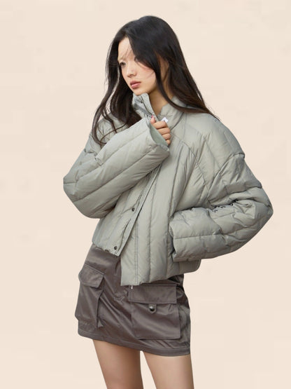 Long-sleeved Loose Down Jacket