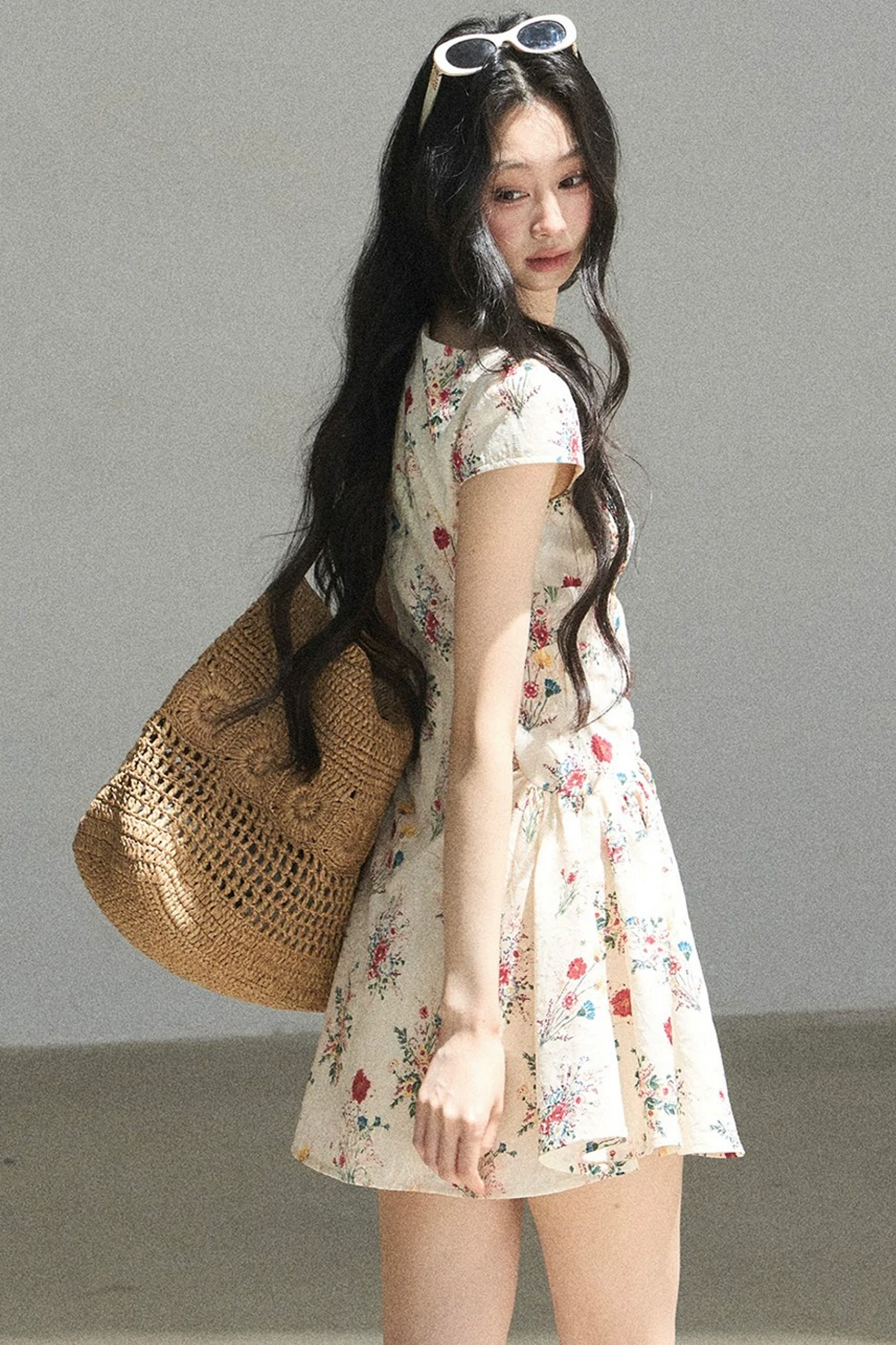 Blooming Chiffon Floral Dress