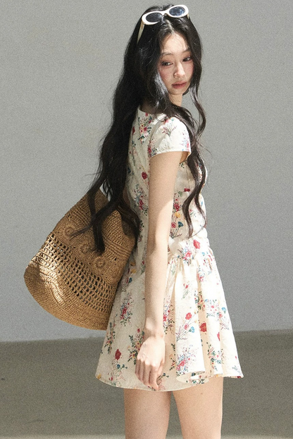 Blooming Chiffon Floral Dress