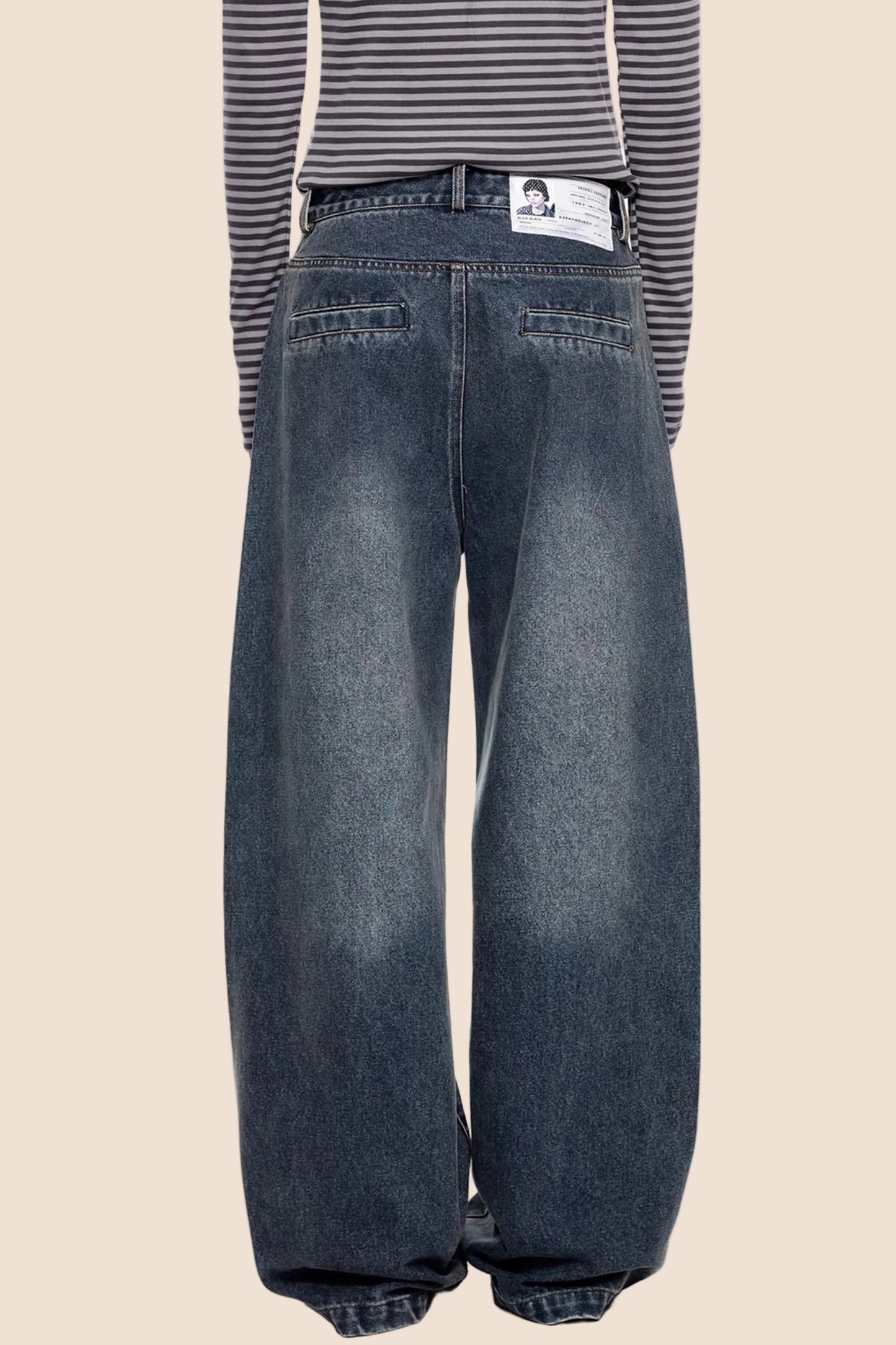 American Retro Wide-Leg Jeans