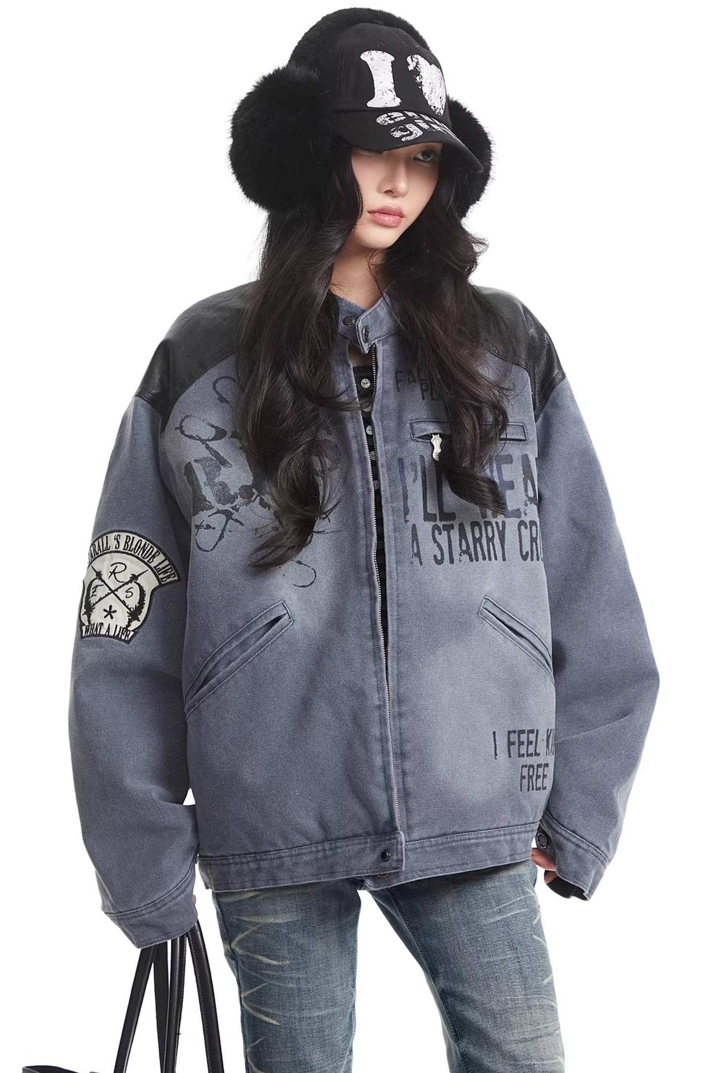 American Retro Blue Denim Jacket