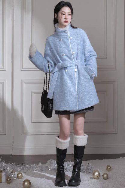 Blue Island Wool Coat