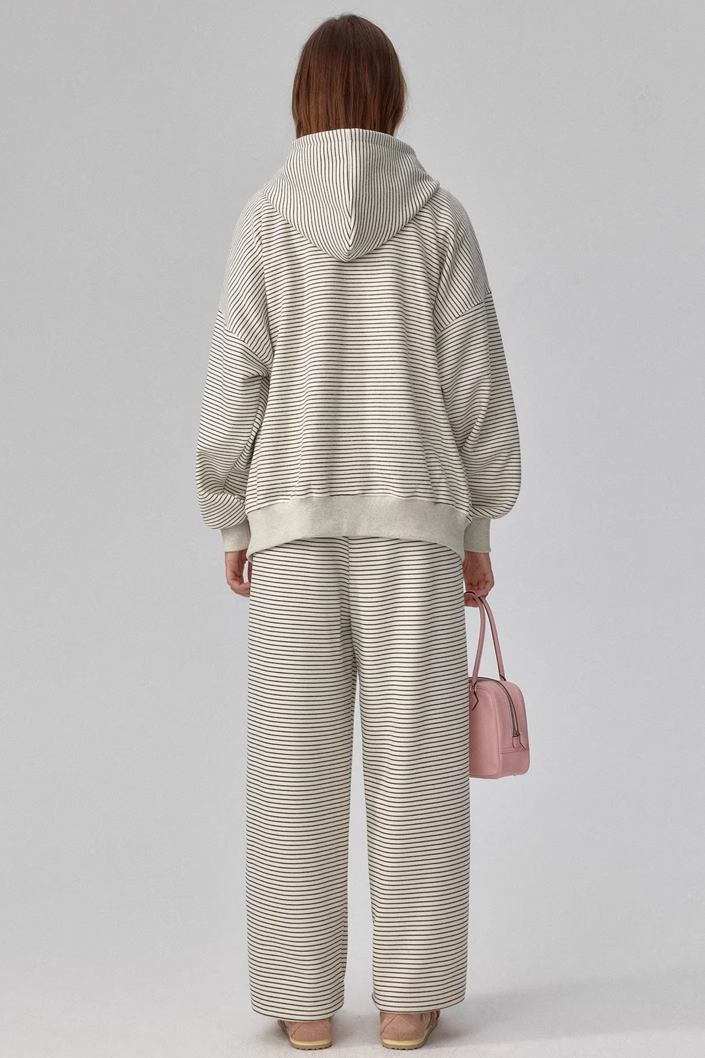 Off-White Striped Hooded Jacket Set-Up