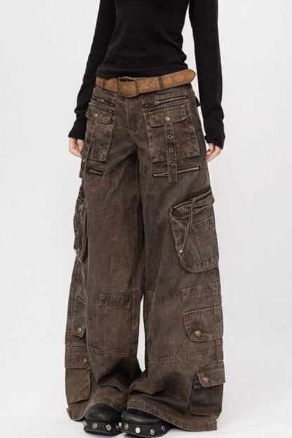 Vintage Retro Workwear Pants