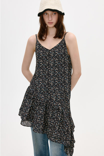 Floral Sling Mini Dress