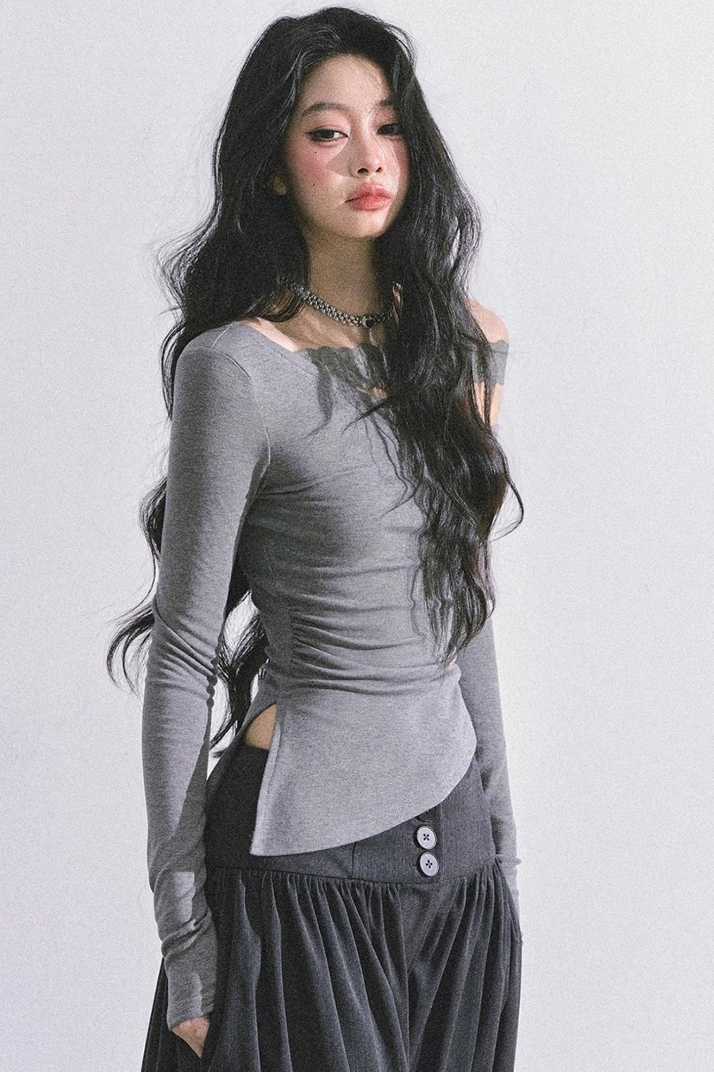 Barbaric Lace Off-the-Shoulder Top