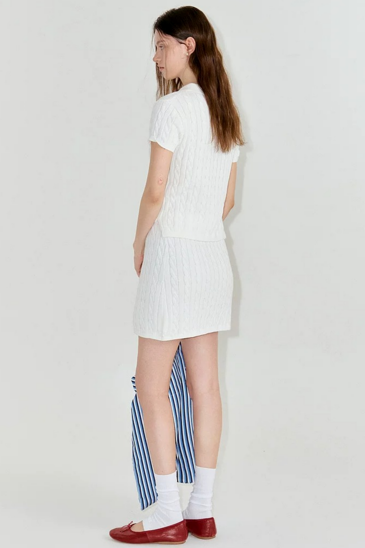 Cotton Knit Polo Set-Up