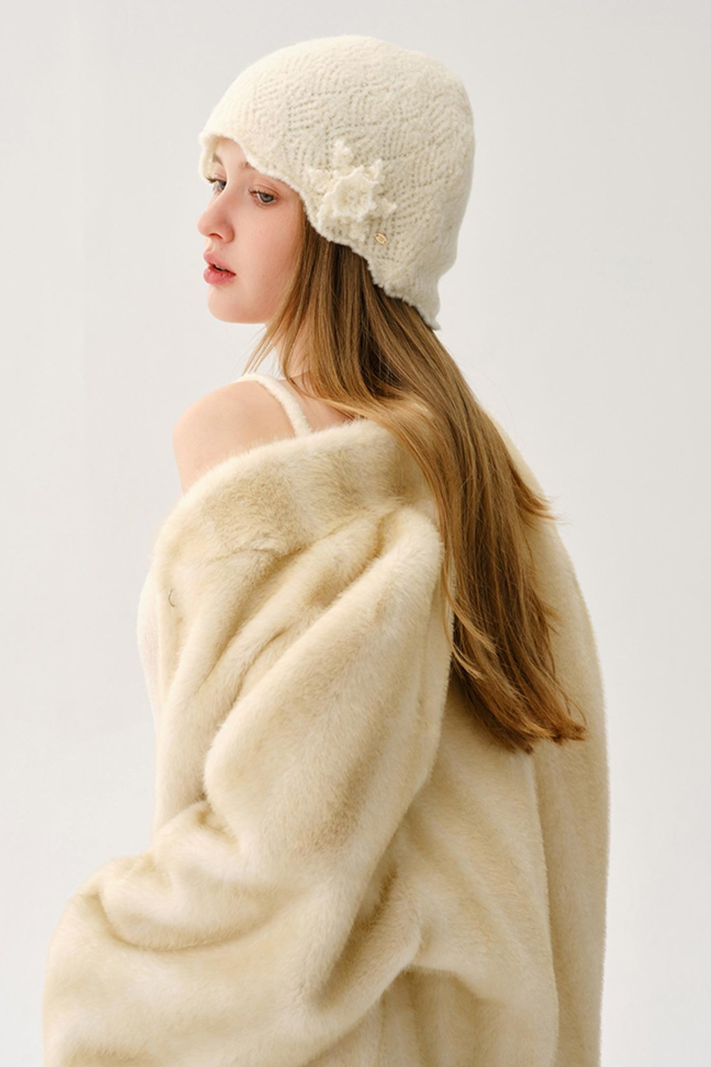 Romantic Spectrum Snowflake Wool Hat