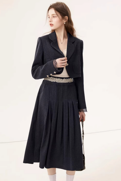 Ensemble Jupe et Blazer en Lin