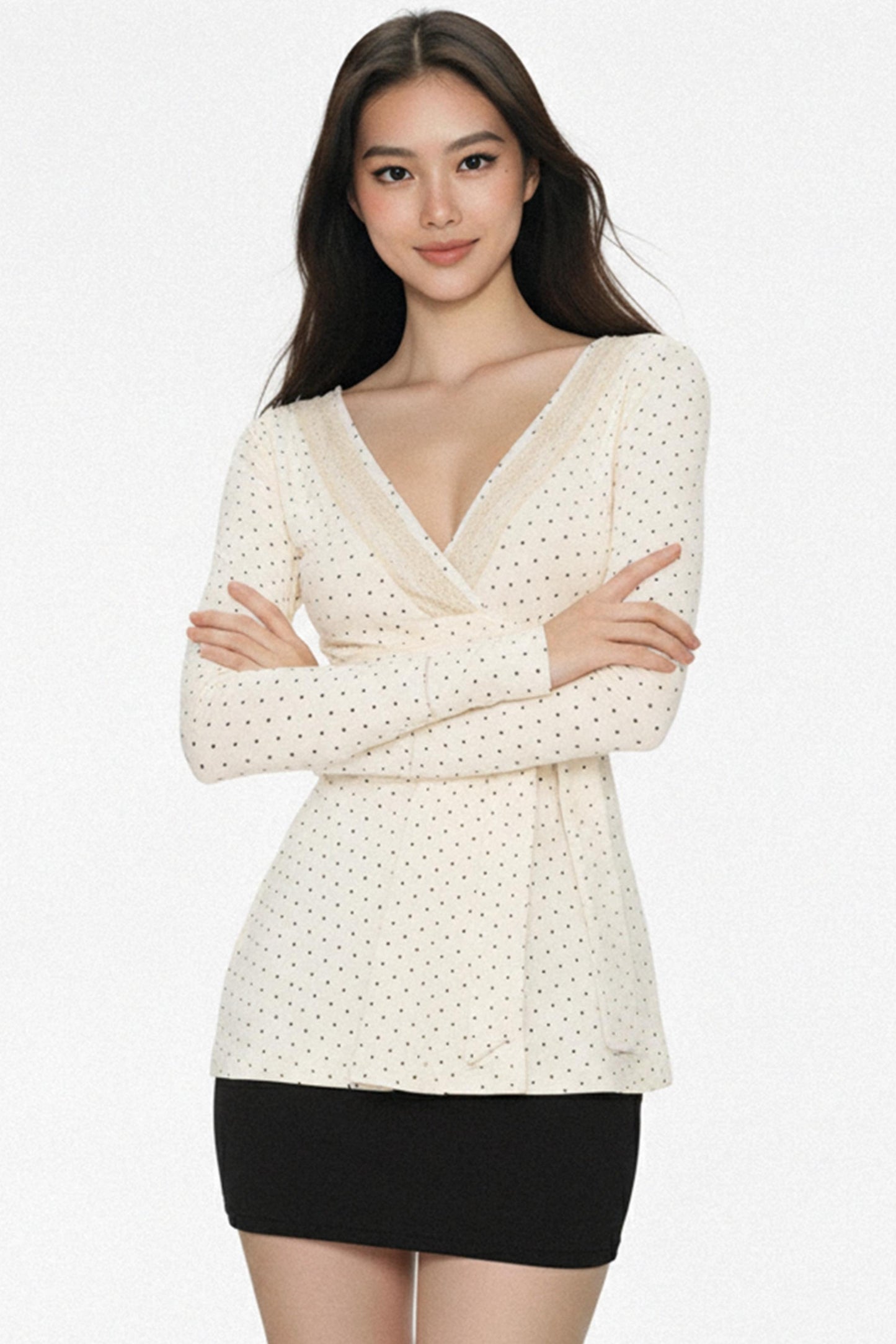 Retro Lace Bow T-Shirt