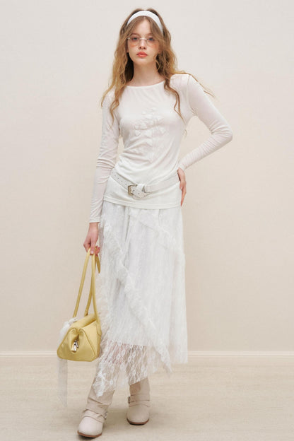 Lattice Loungewear Top