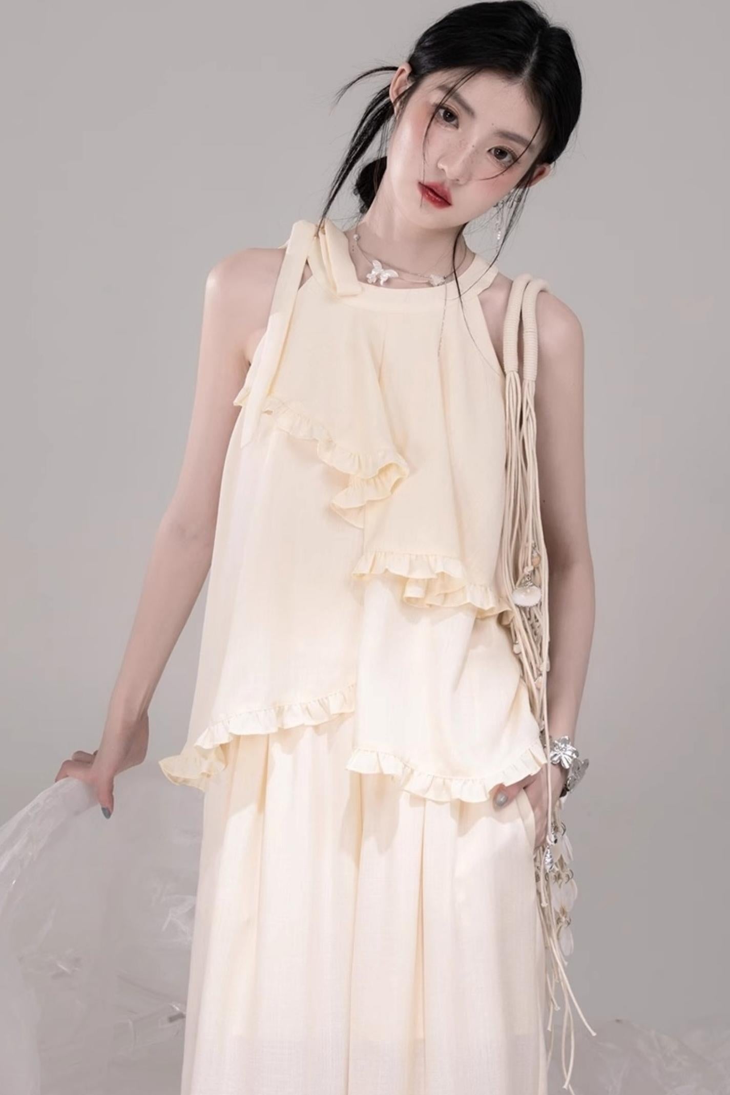 Chill Apricot Ruffle Set-Up