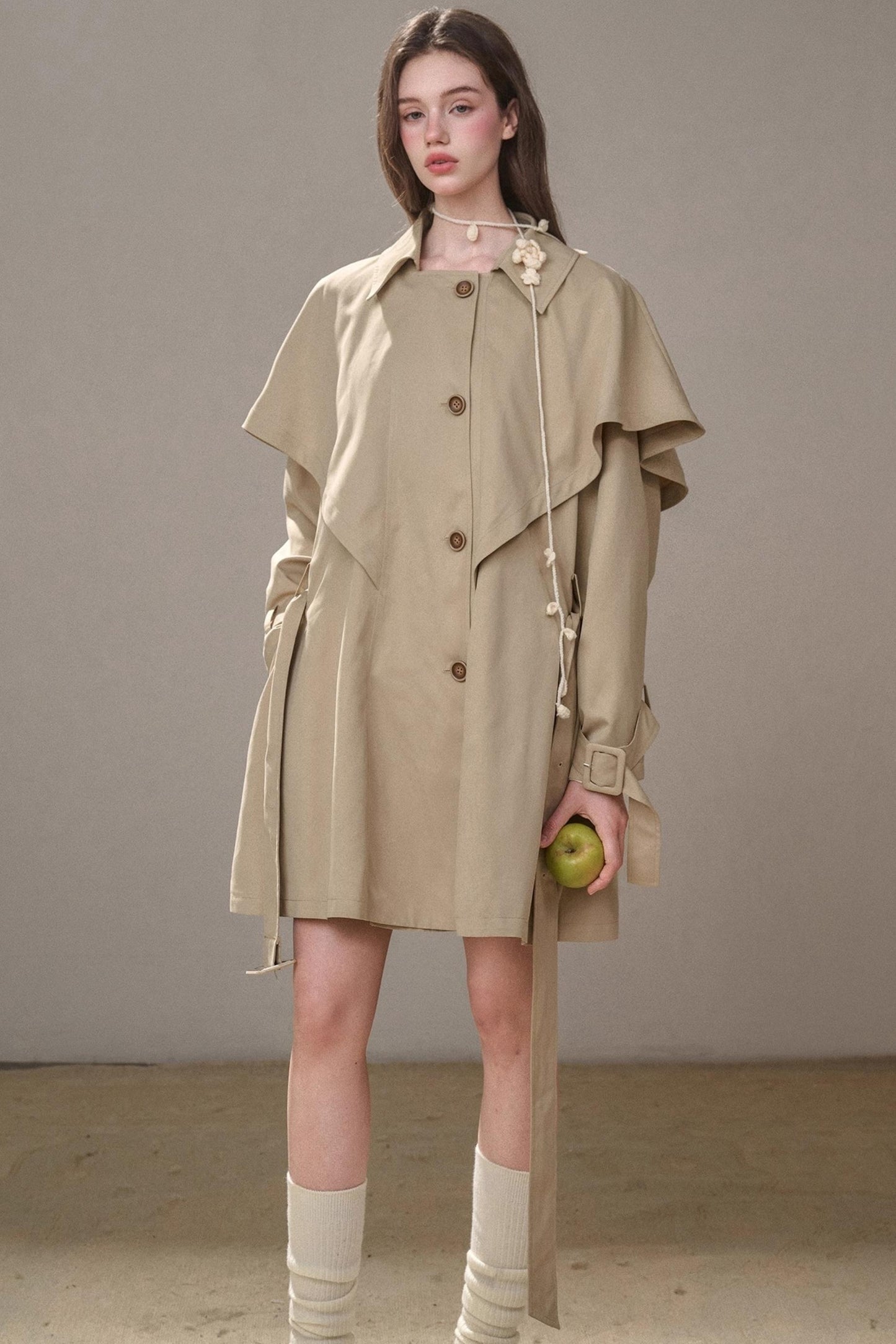 Retro Loose Trench Coat