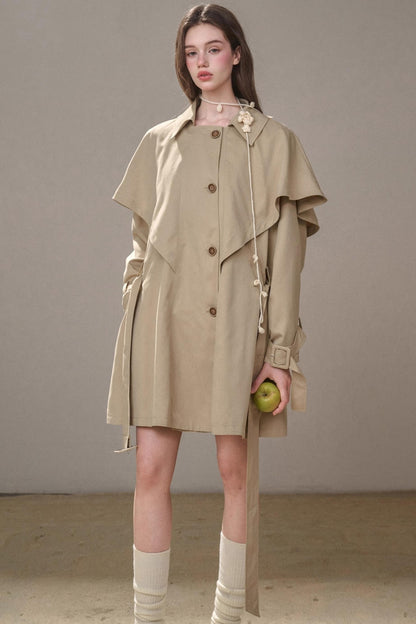 Retro Loose Trench Coat