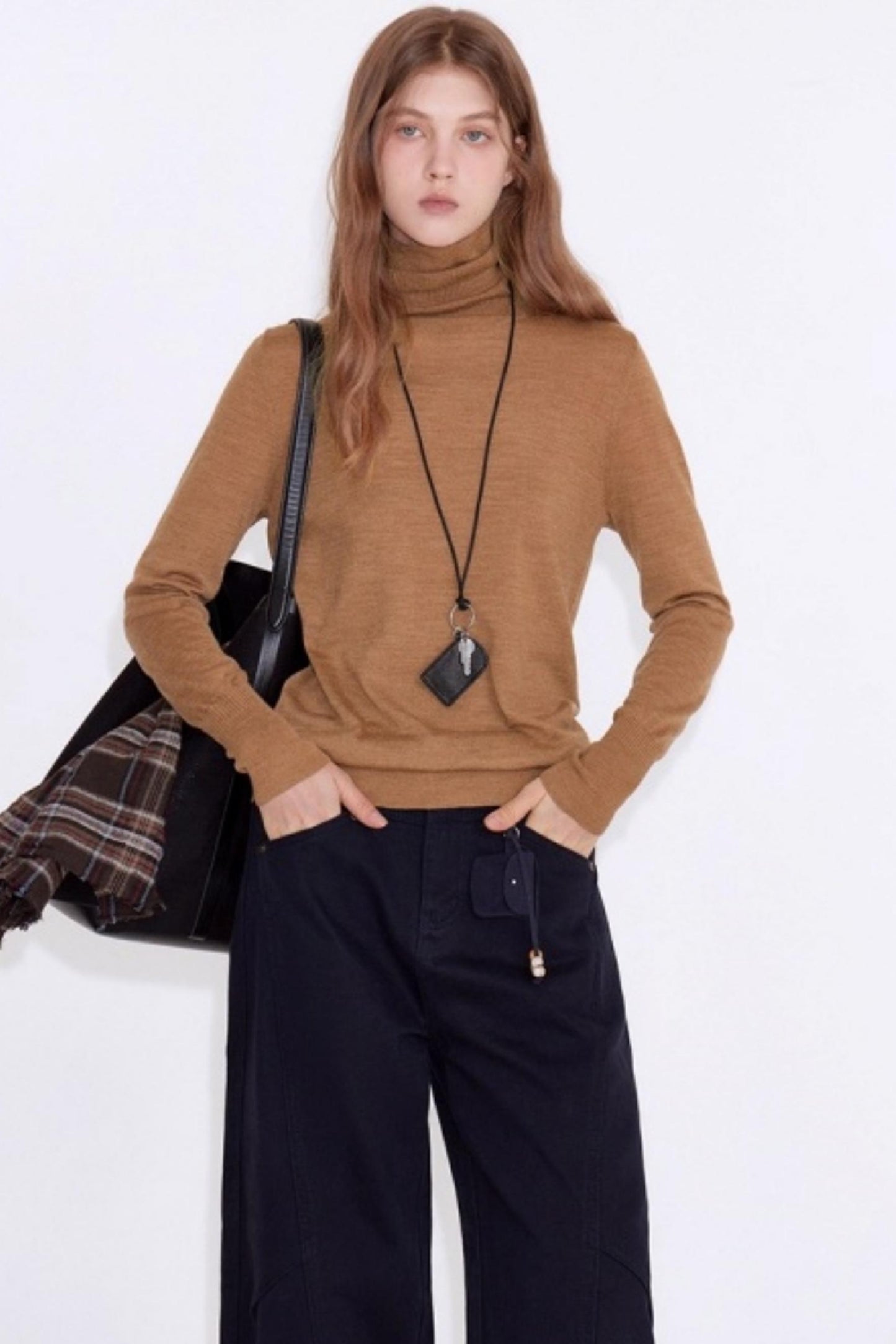 Luxury Wool Turtleneck Sweater