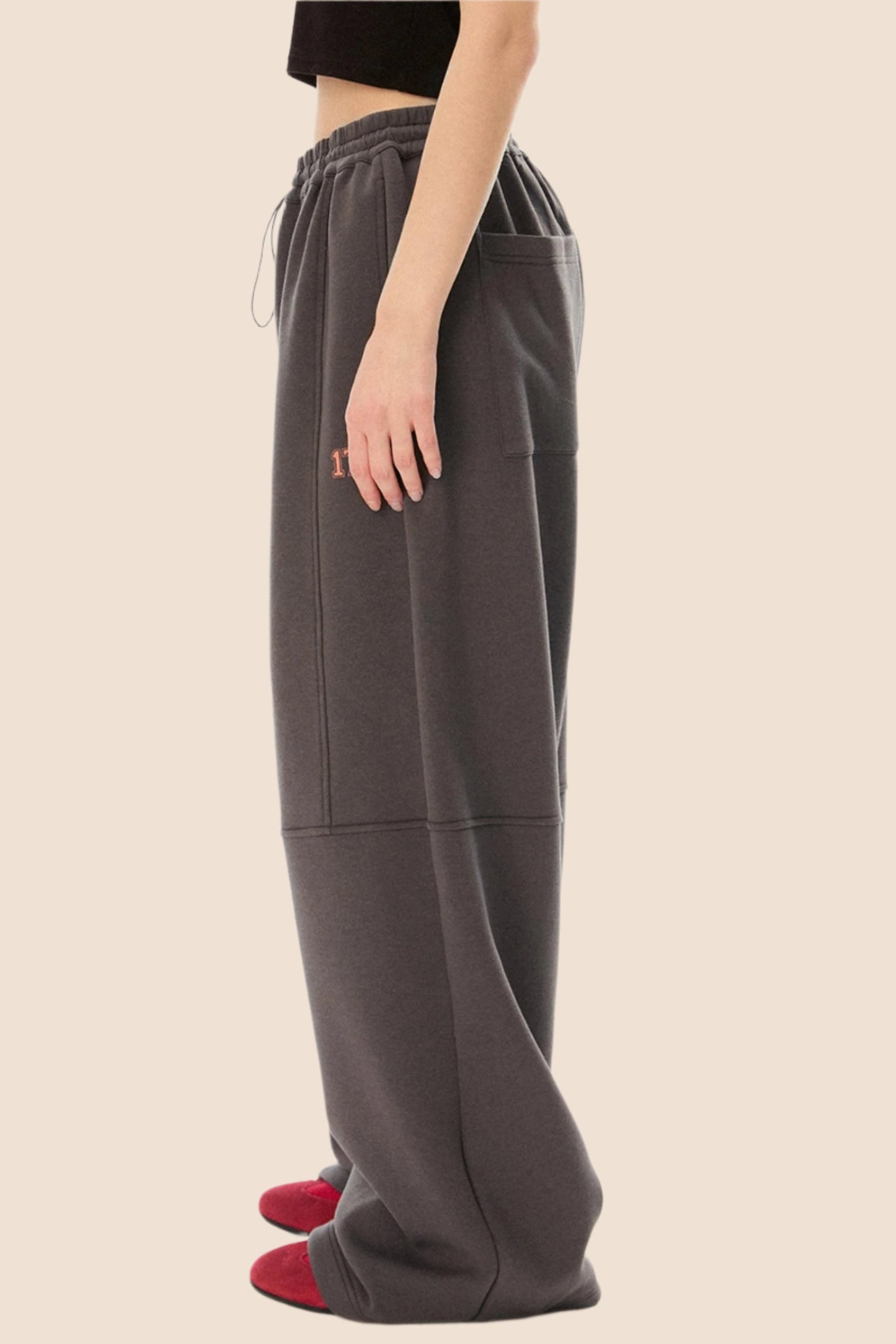 Casual Drapy Straight-Leg Pants