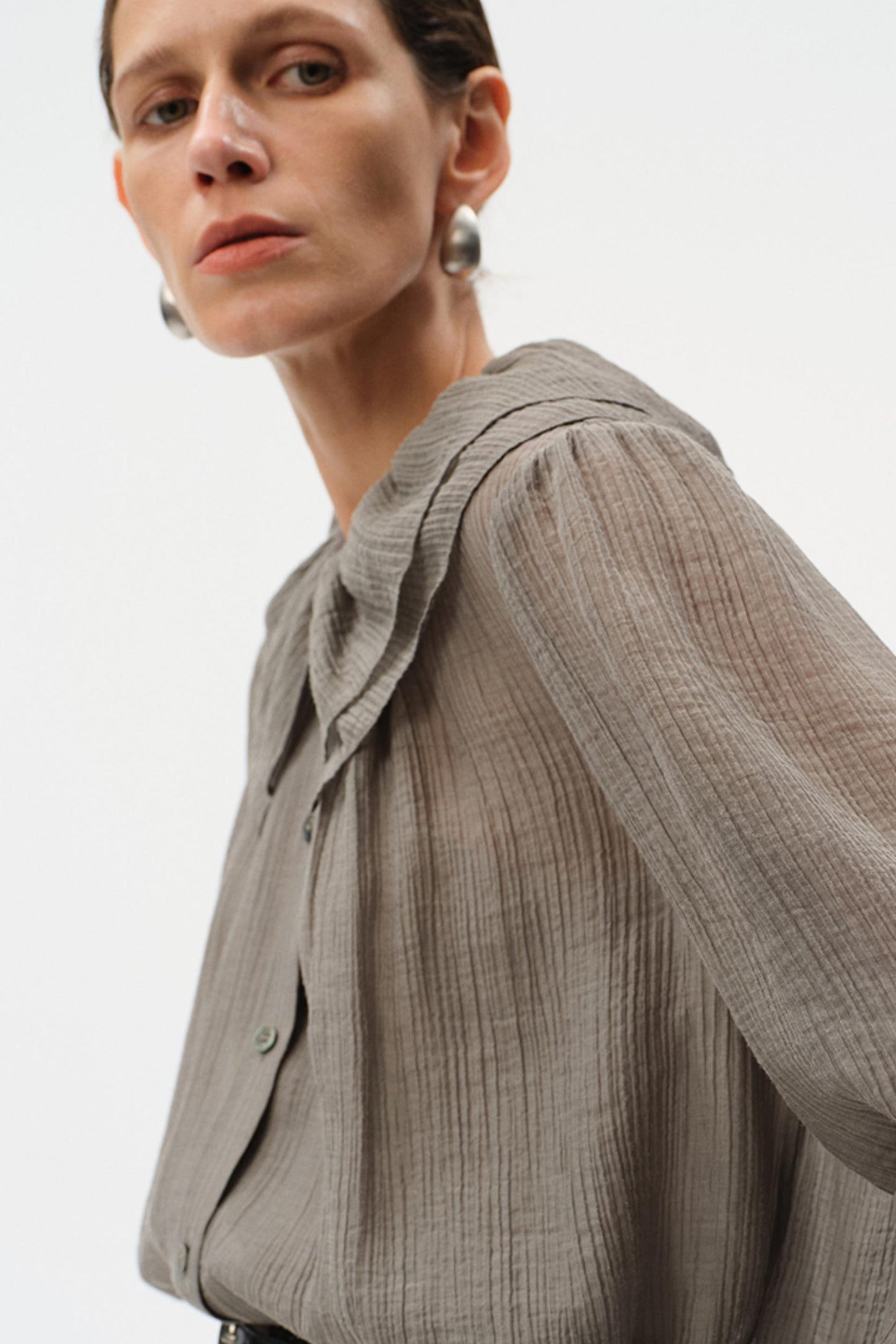 Balanced Drape Classic Shape Shirt